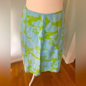 Jh Collectibles linen blend vintage skirt, size 6